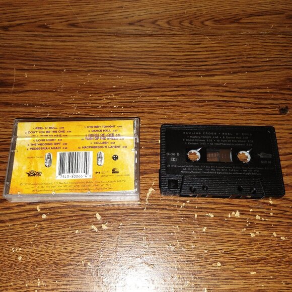 Rawlins Cross- reel 'N' roll on cassette (Ground Swell Records Canada, 1993) - Picture 2 of 4